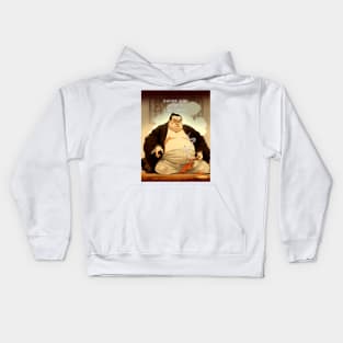 Puff Sumo: "He Who Rushes the Draw Shall Taste the Bitterness of Impatience" - Puff Sumo Kids Hoodie